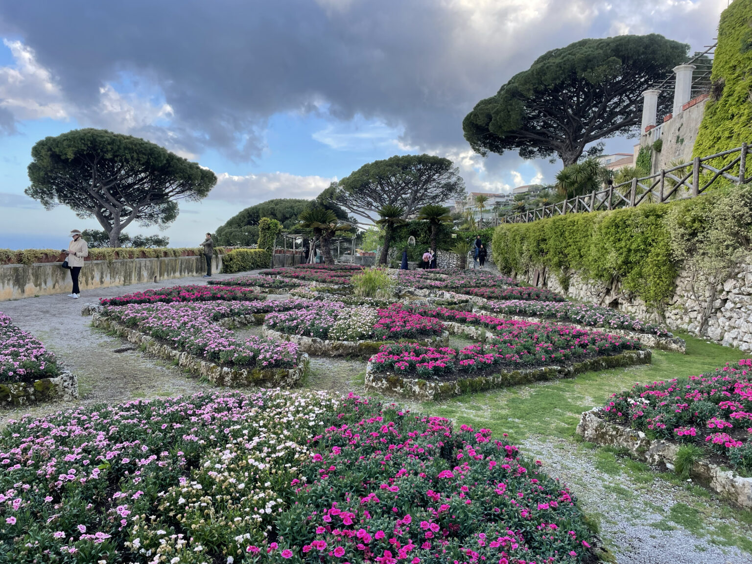 Villa Rufolo in Ravello is a historic 13th-century villa renowned for its stunning gardens and breathtaking views of the Amalfi Coast.