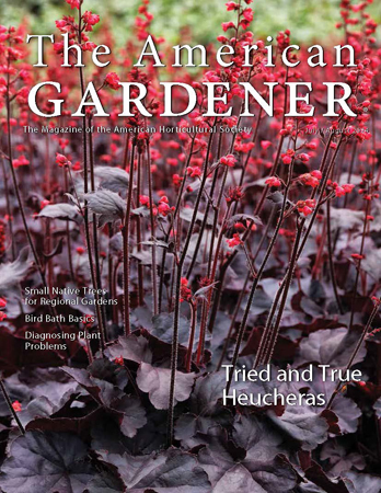 Cover of the July/August 2024 issue of American Gardener magazine published by the American Horticultural Society.